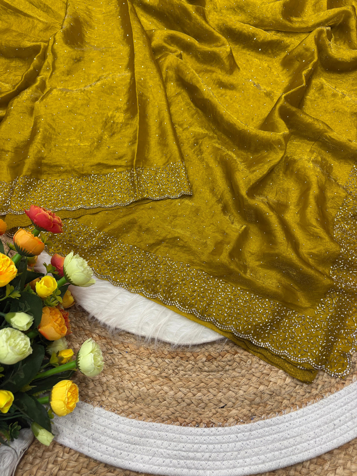 Space silk sarees