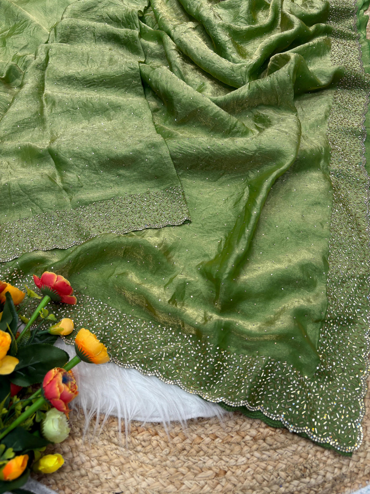 Space silk sarees