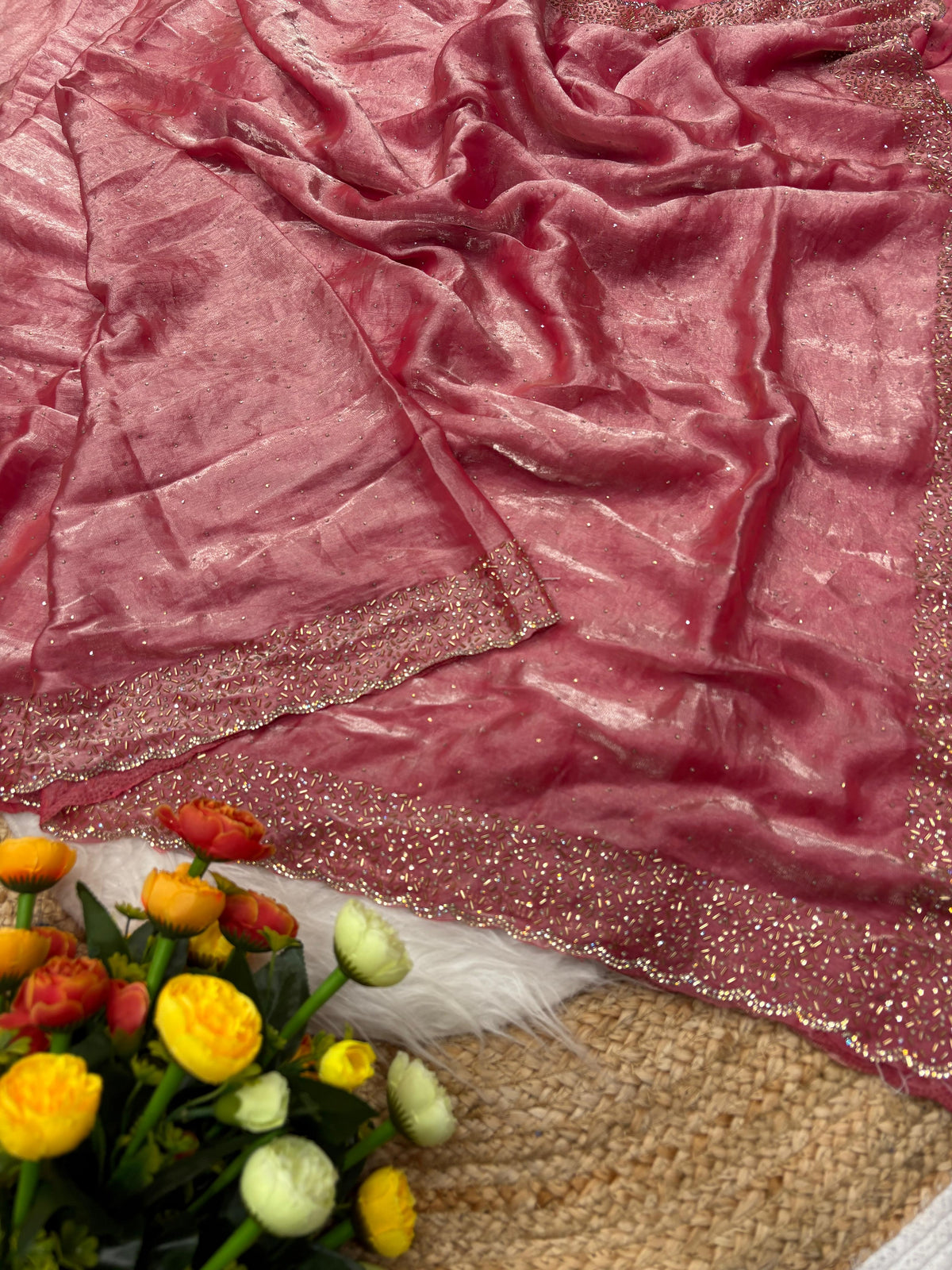 Space silk sarees