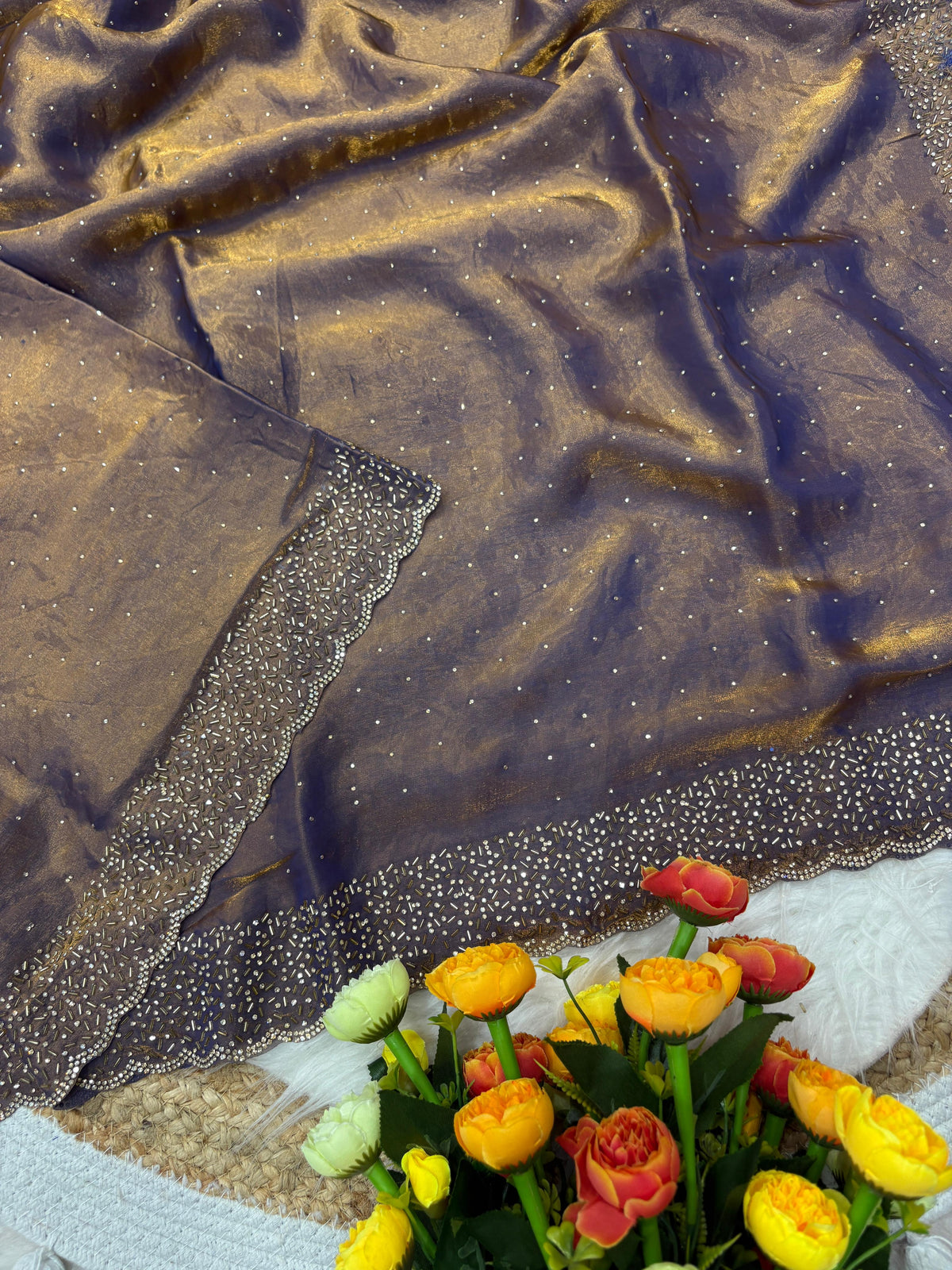 Space silk sarees