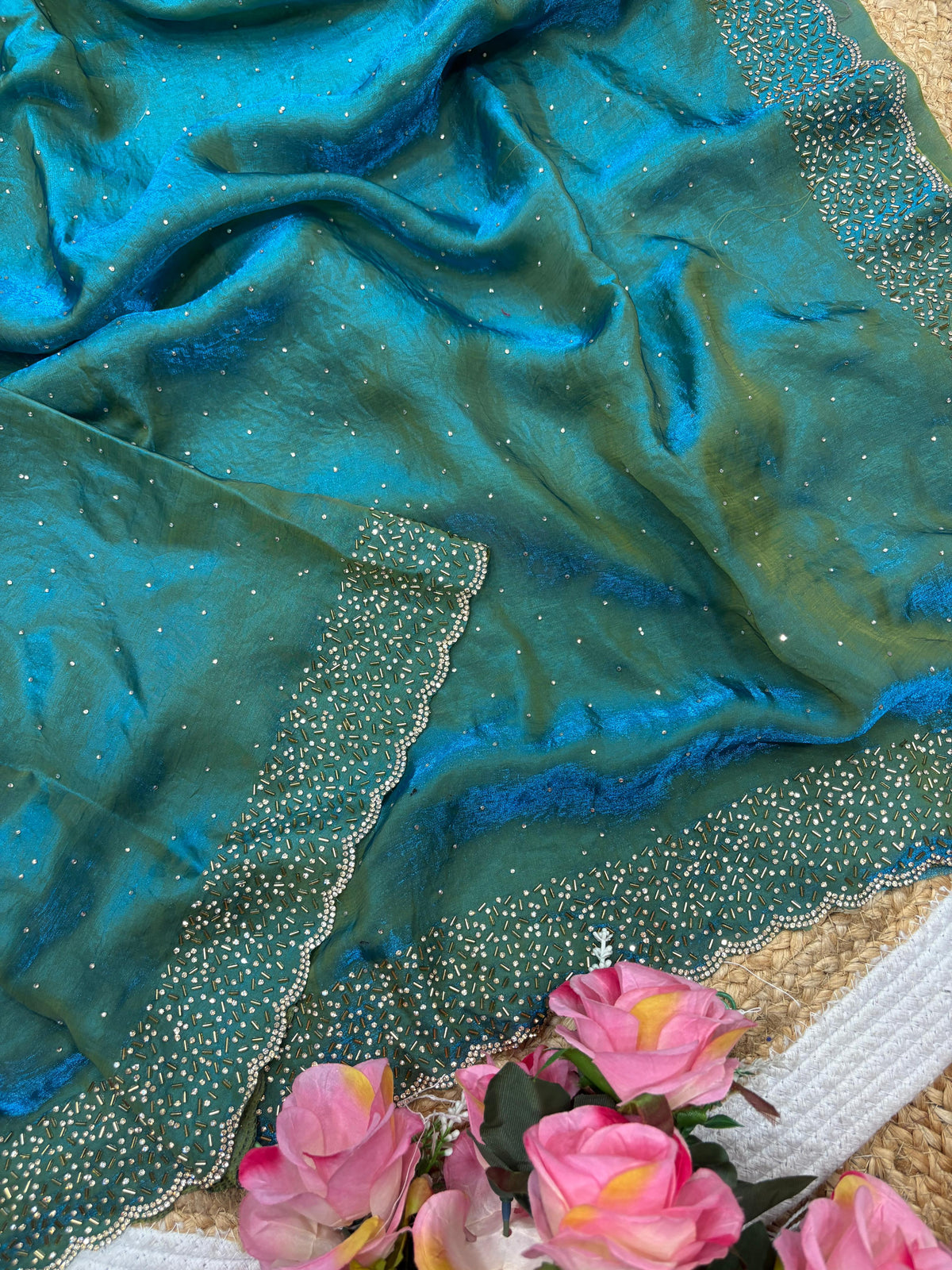 Space silk sarees