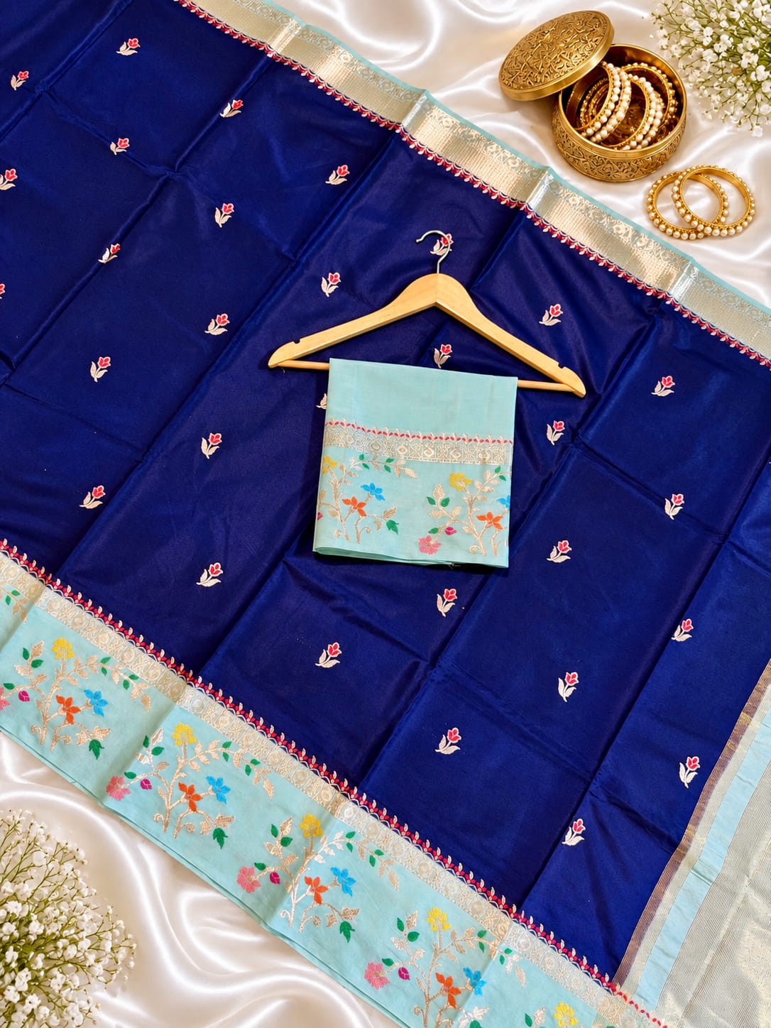 Banarasi katan silk saree