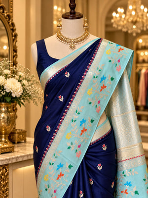 Banarasi katan silk saree