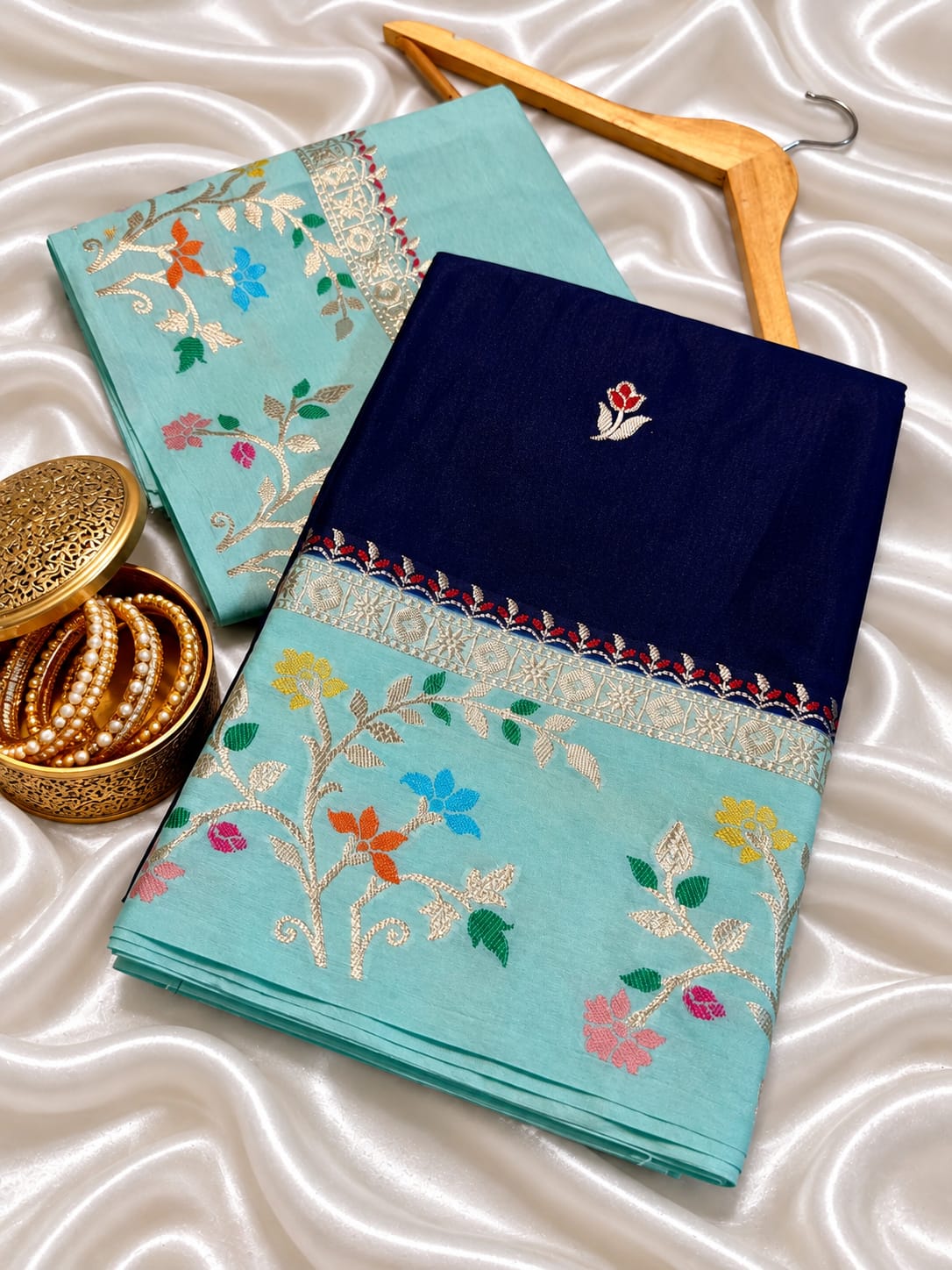 Banarasi katan silk saree