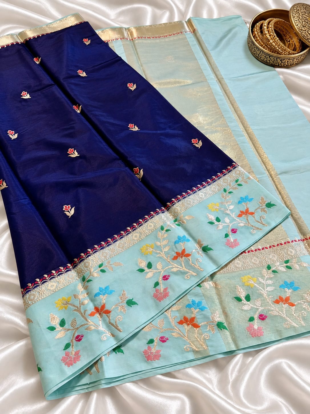 Banarasi katan silk saree