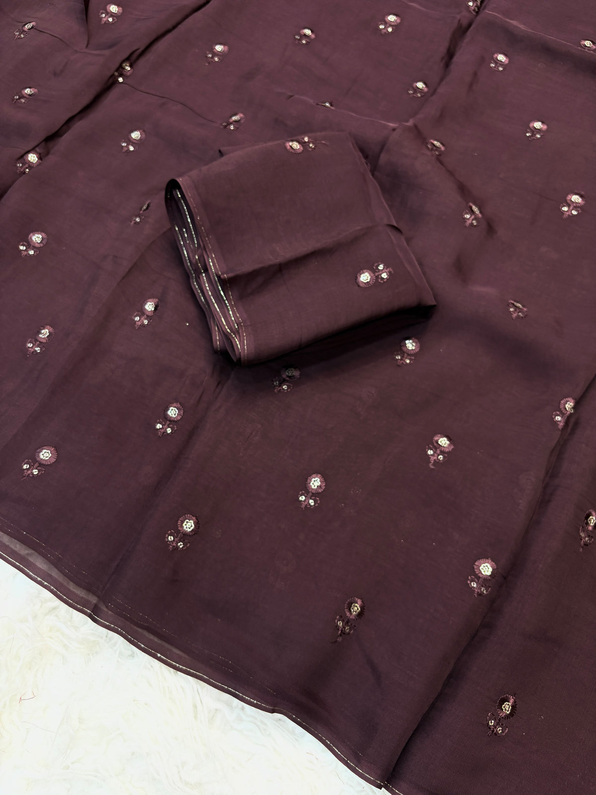 viscose organza sarees