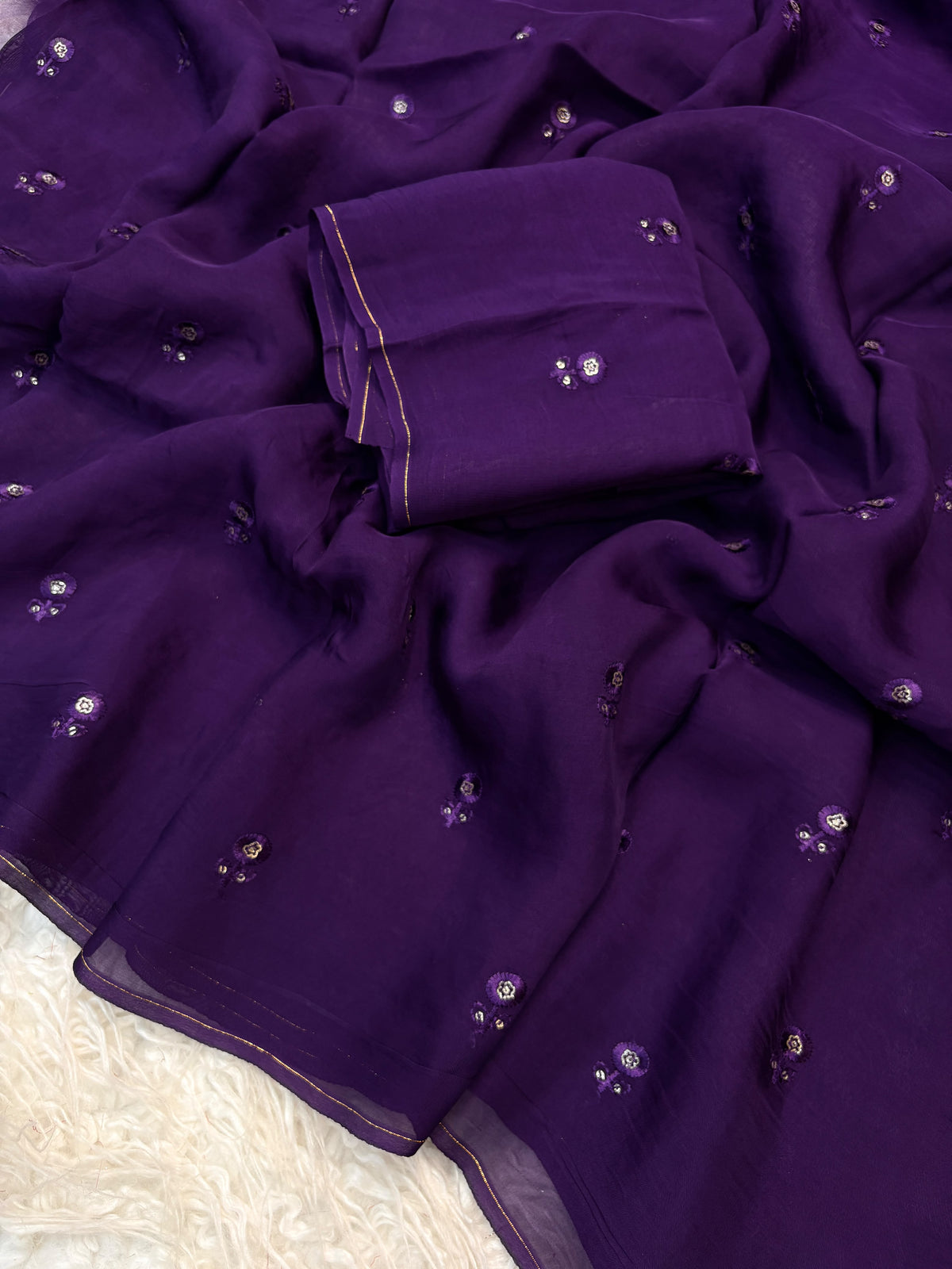 viscose organza sarees