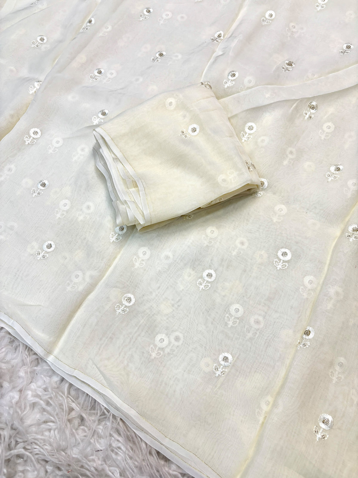 viscose organza sarees