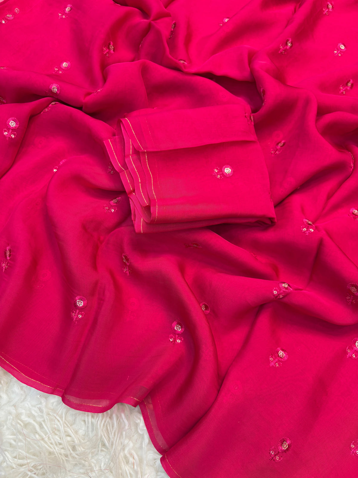 viscose organza sarees