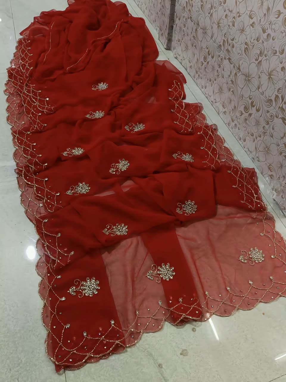 Royal georgette  saree