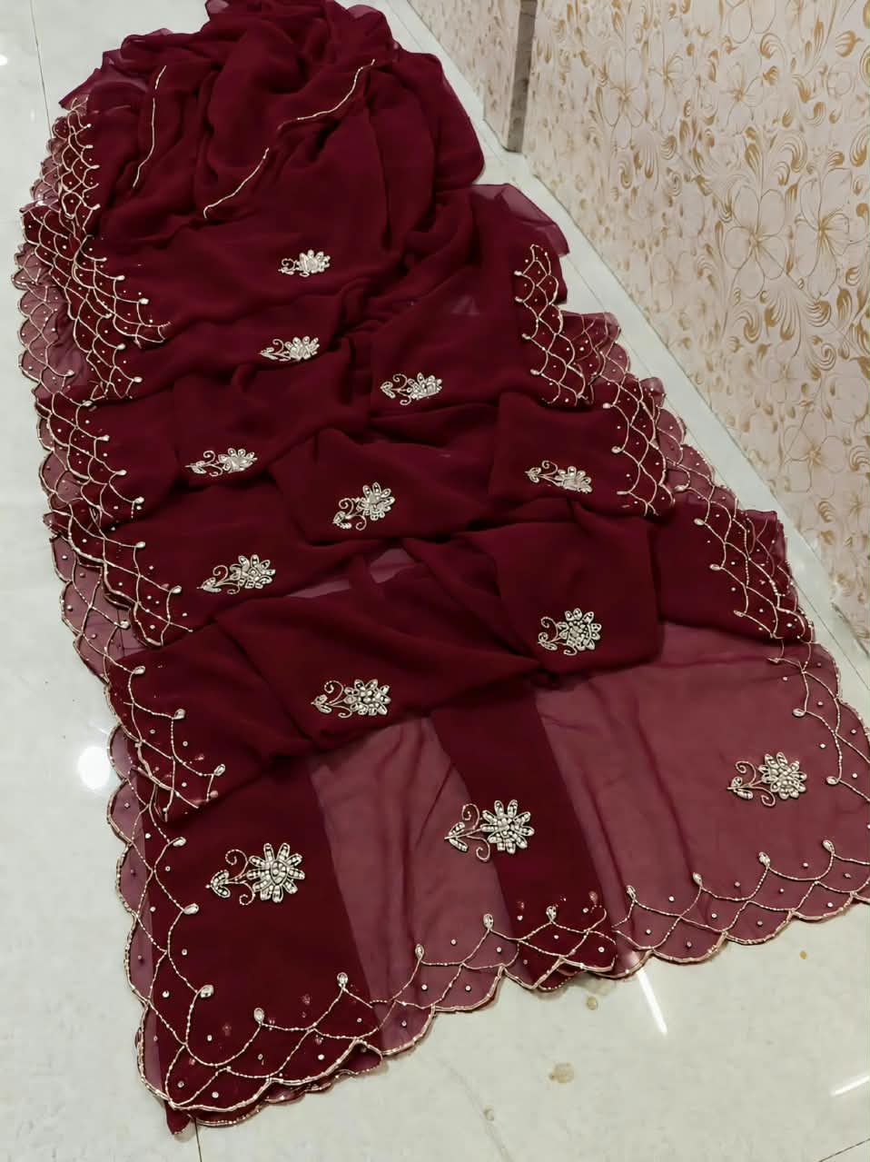 Royal georgette  saree