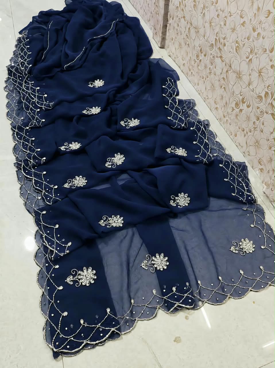 Royal georgette  saree