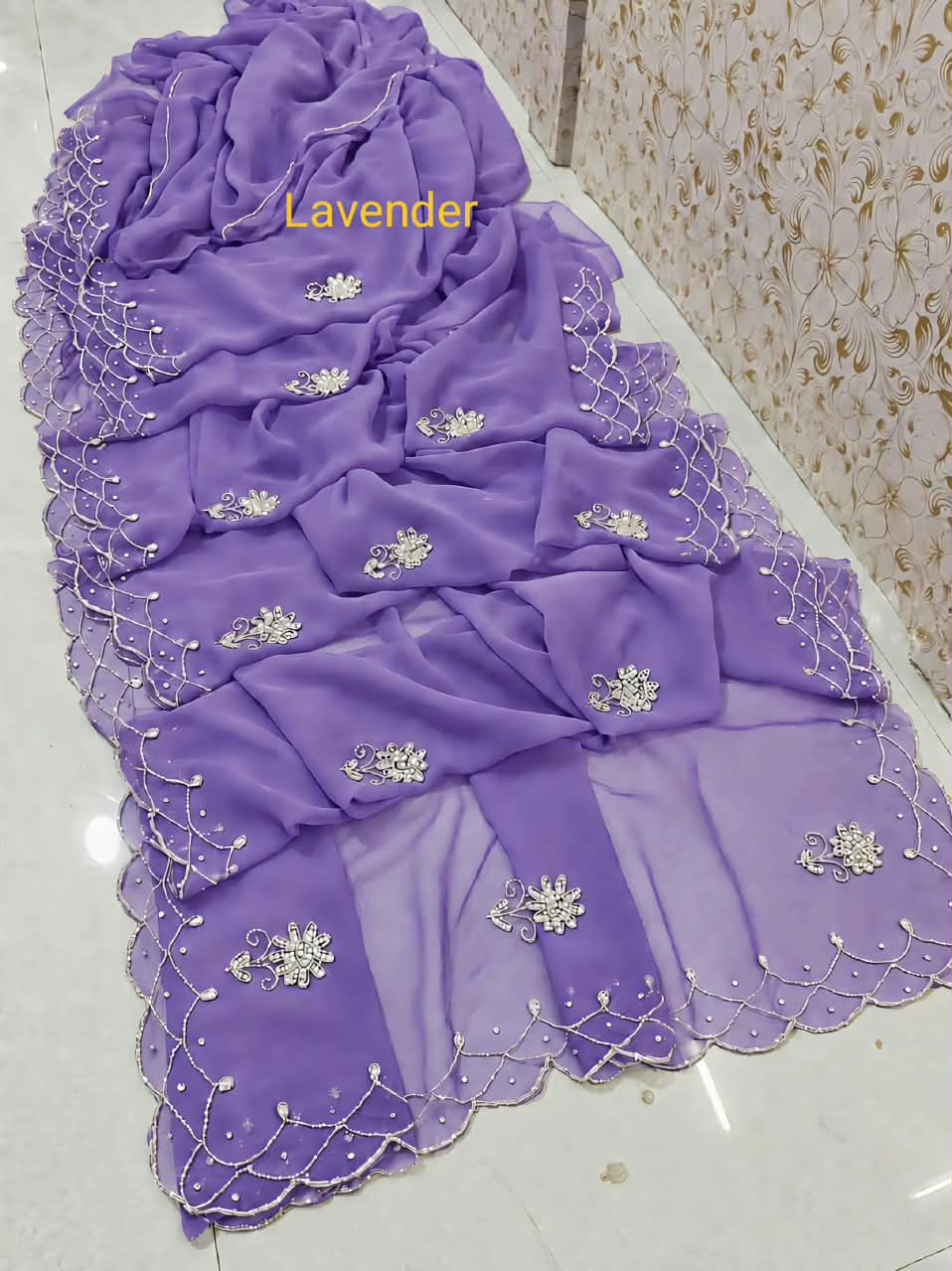 Royal georgette  saree