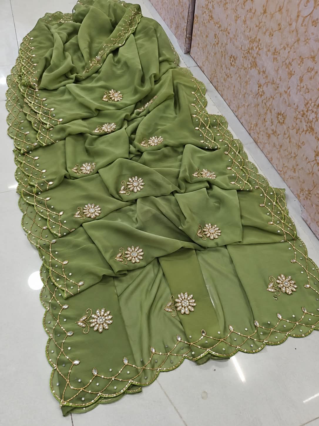 Royal georgette  saree