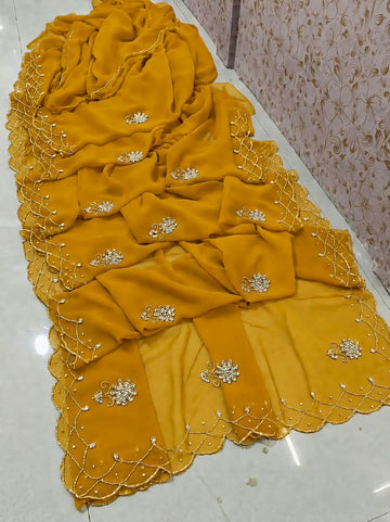 Royal georgette  saree