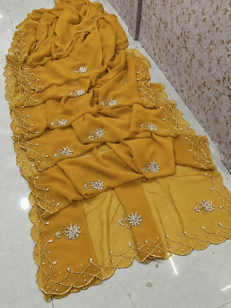 Royal georgette  saree