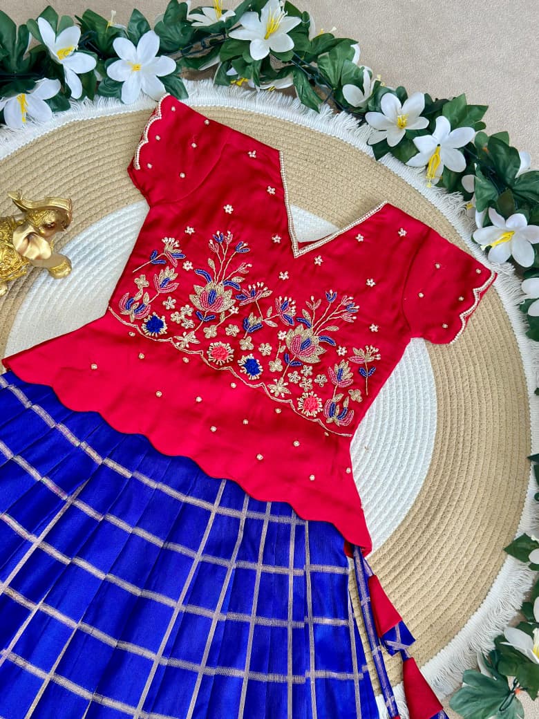 Vichithra silk kidswear