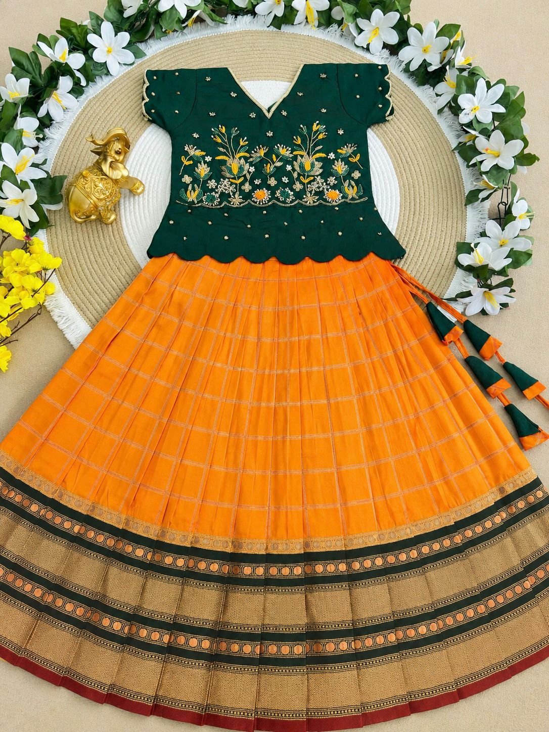 Vichithra silk kidswear