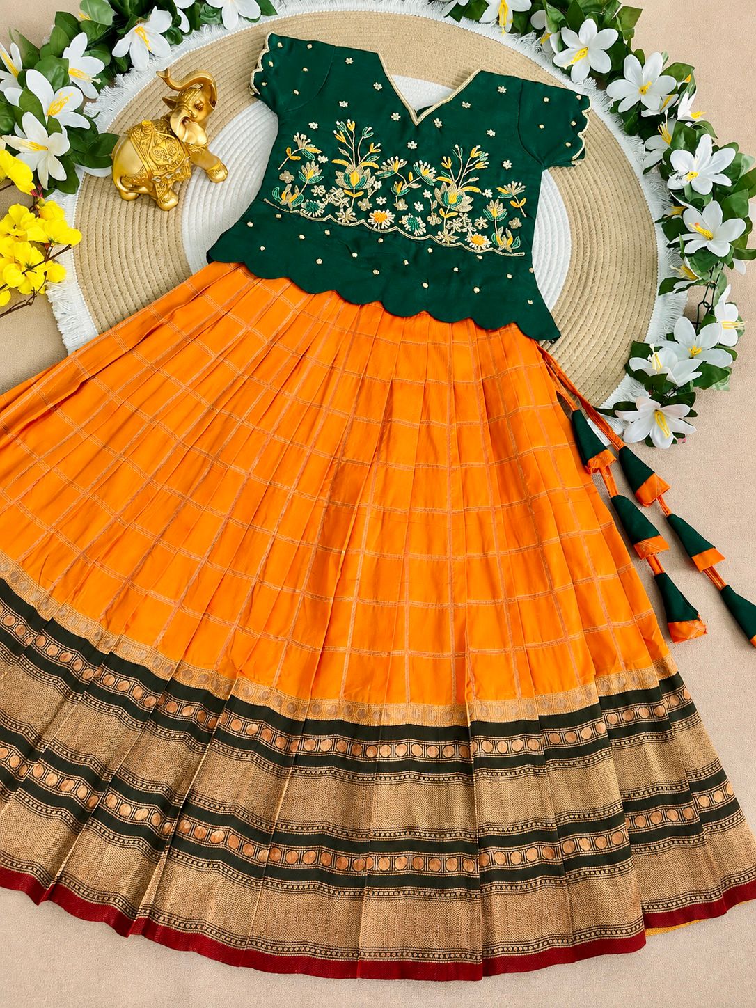 Vichithra silk kidswear