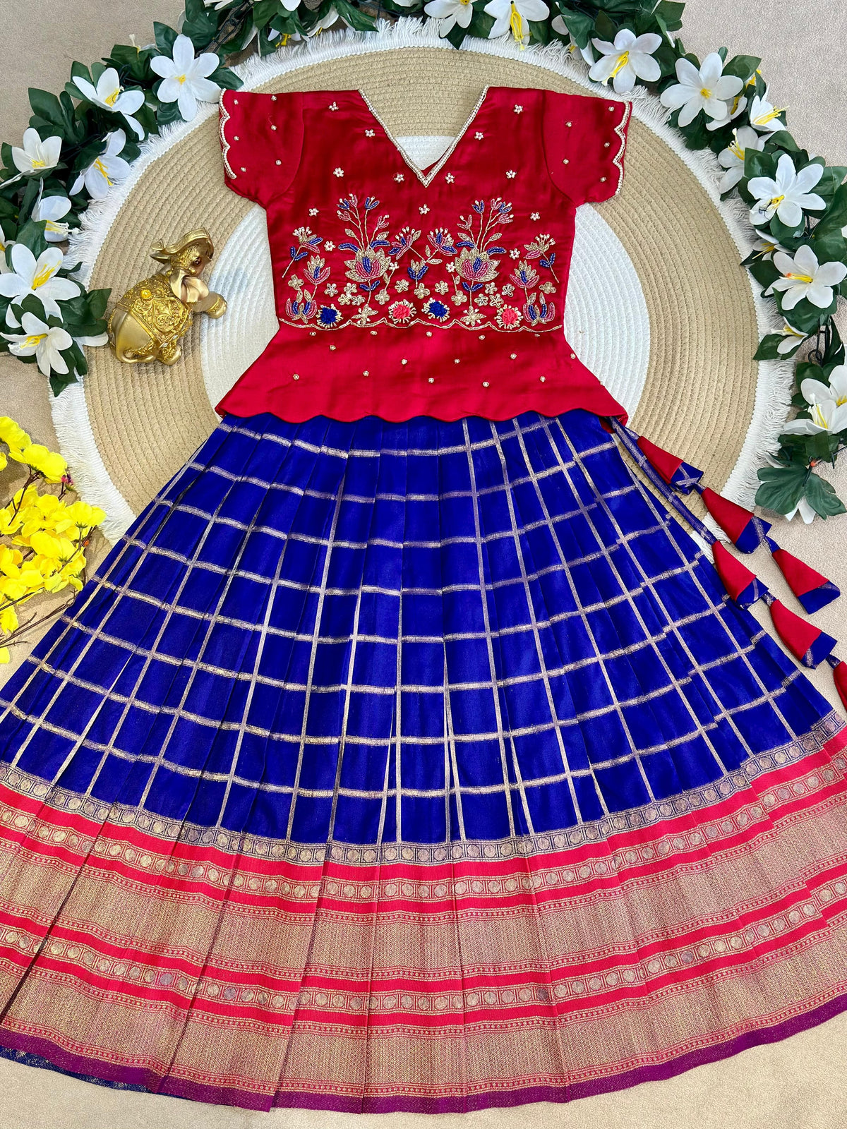 Vichithra silk kidswear