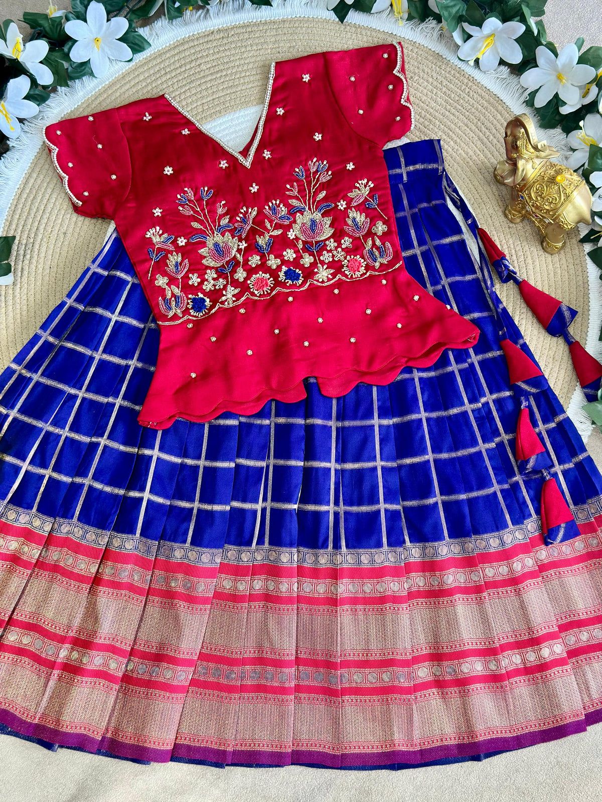 Vichithra silk kidswear