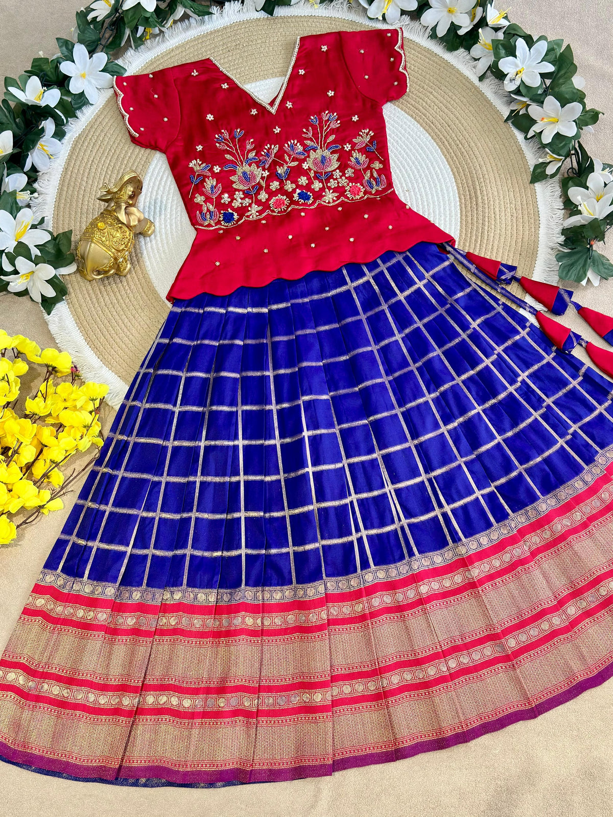 Vichithra silk kidswear