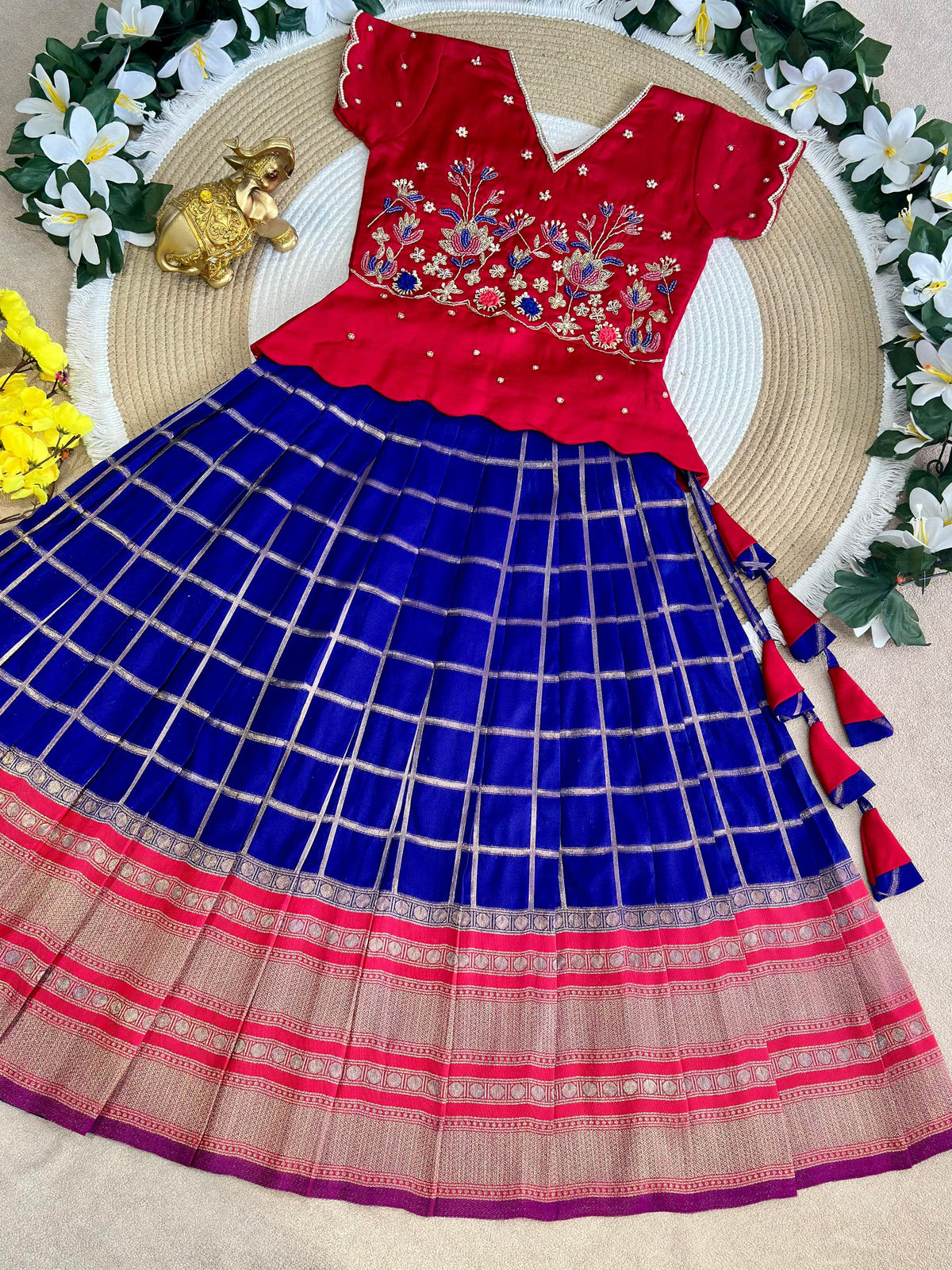 Vichithra silk kidswear