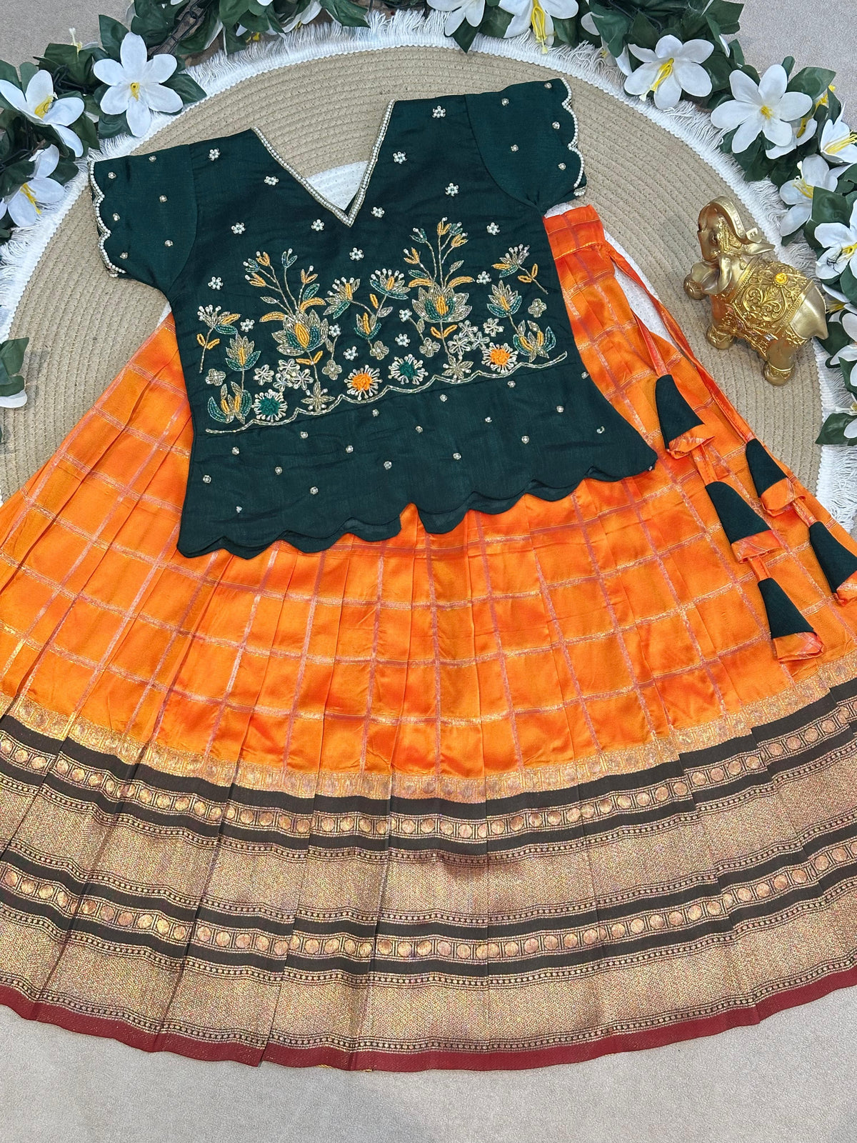 Vichithra silk kidswear