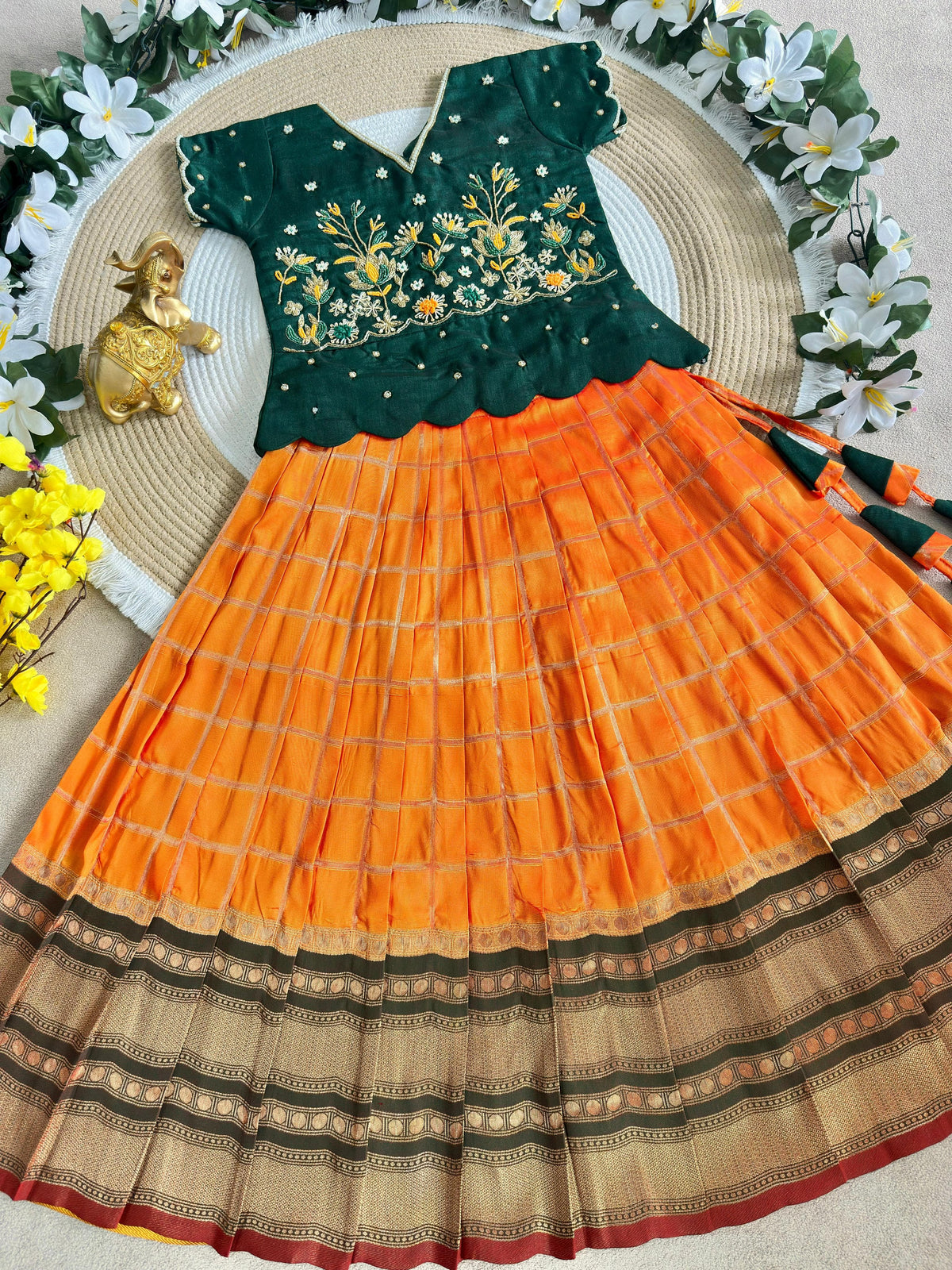 Vichithra silk kidswear