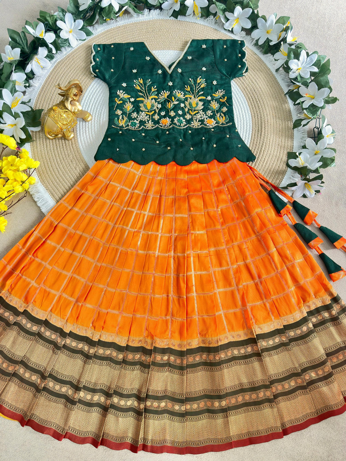 Vichithra silk kidswear