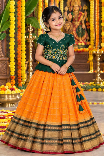 Vichithra silk kidswear