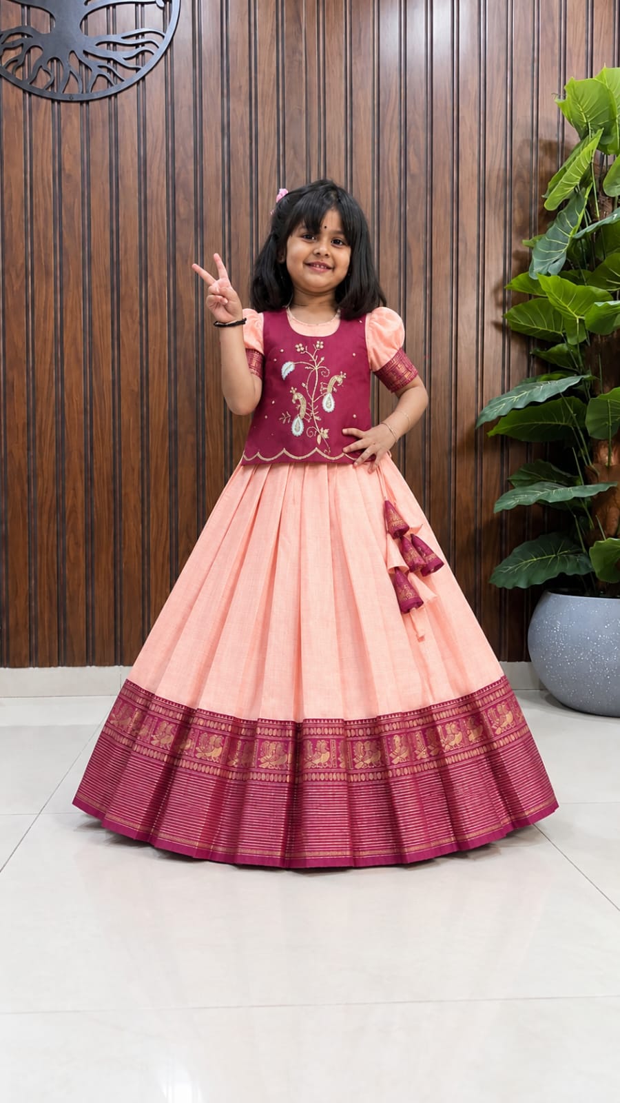Kids lehenga