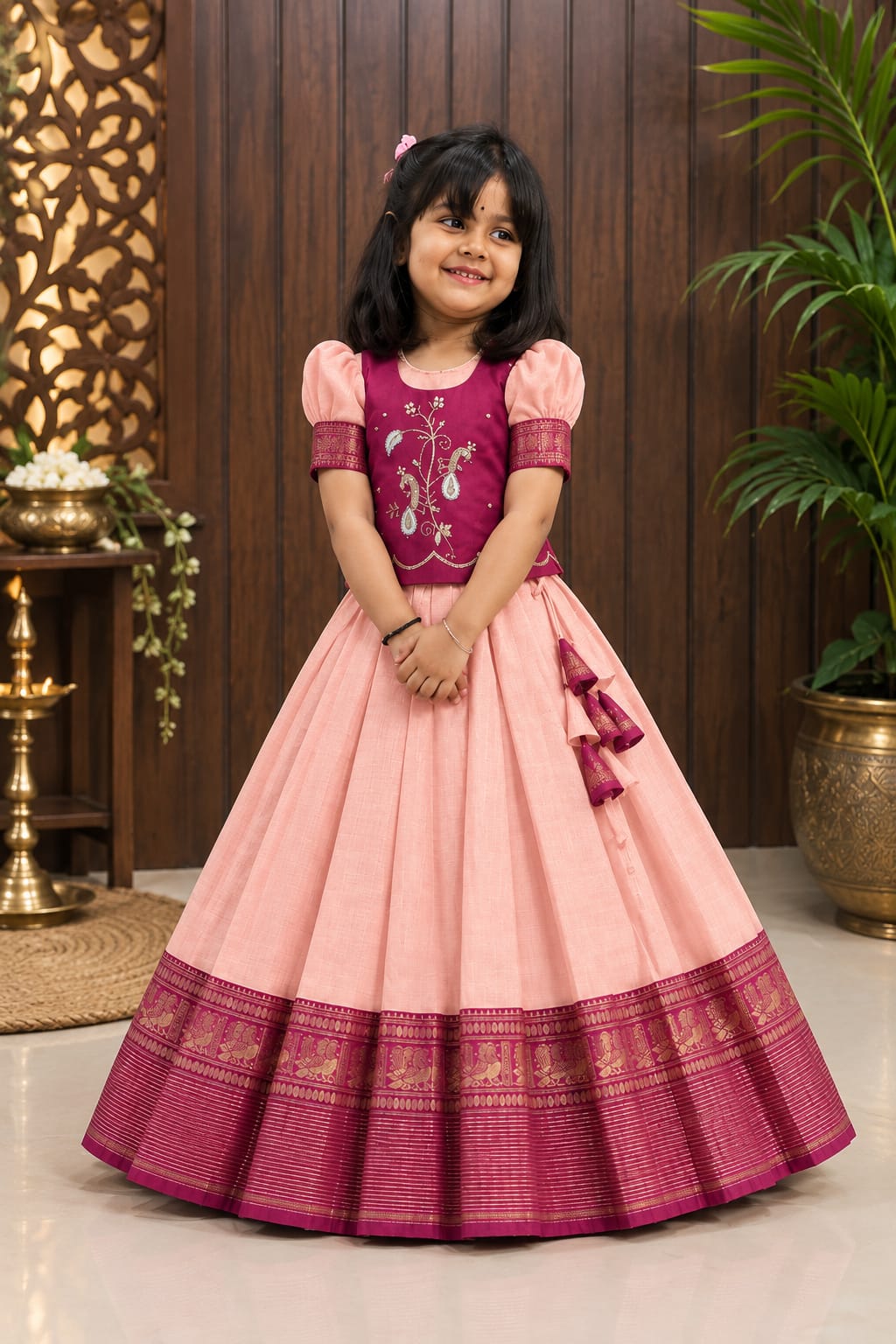 Kids lehenga