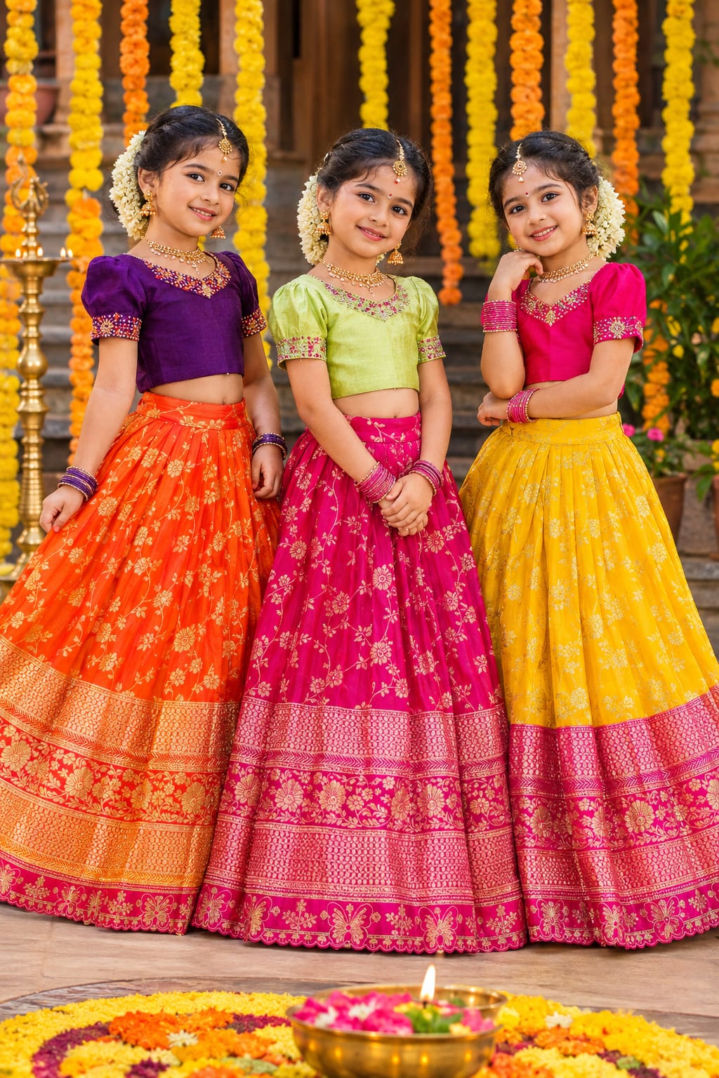 Kids lehenga