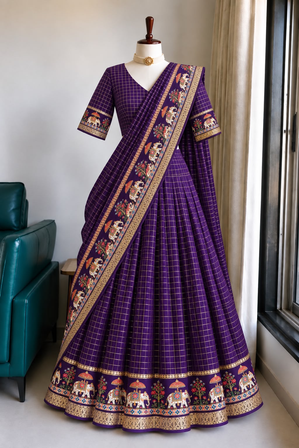 Viscose lehenga