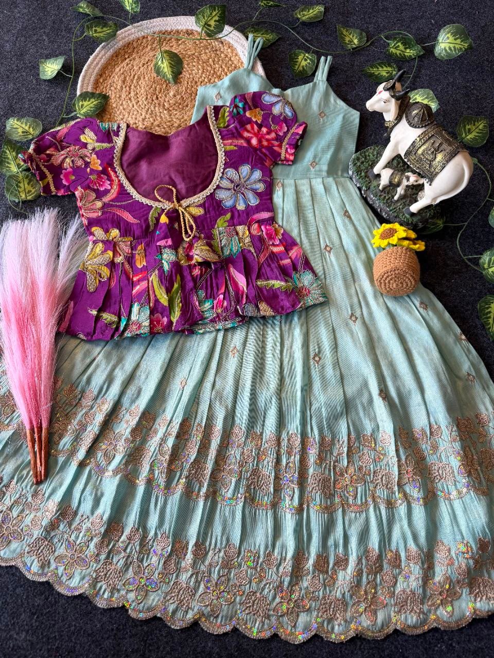 Gown Set with Coat
