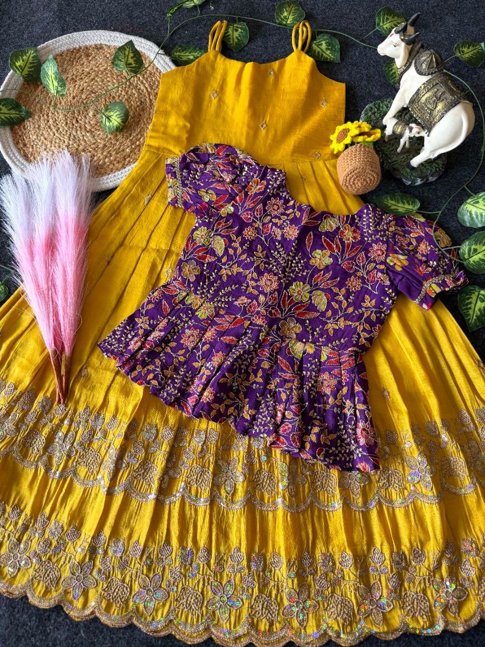 Gown Set with Coat