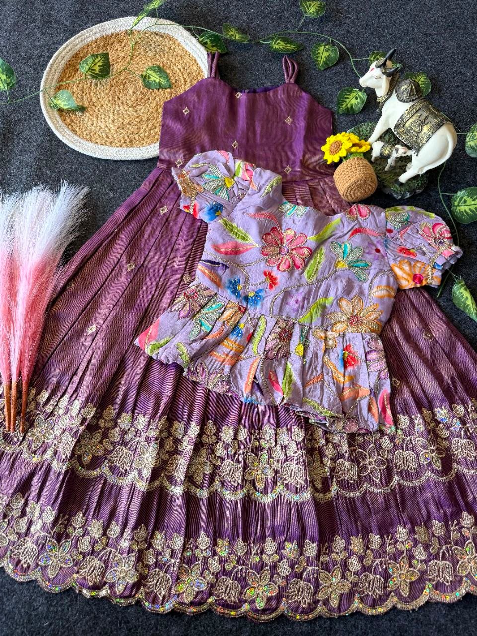 Gown Set with Coat
