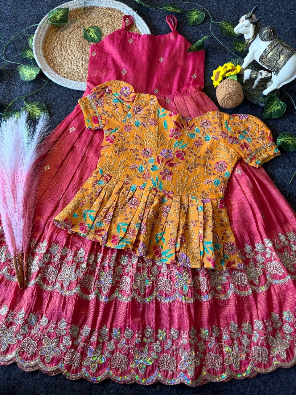 Gown Set with Coat