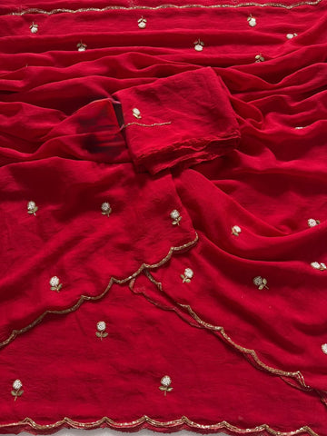 Rangoli crush silk