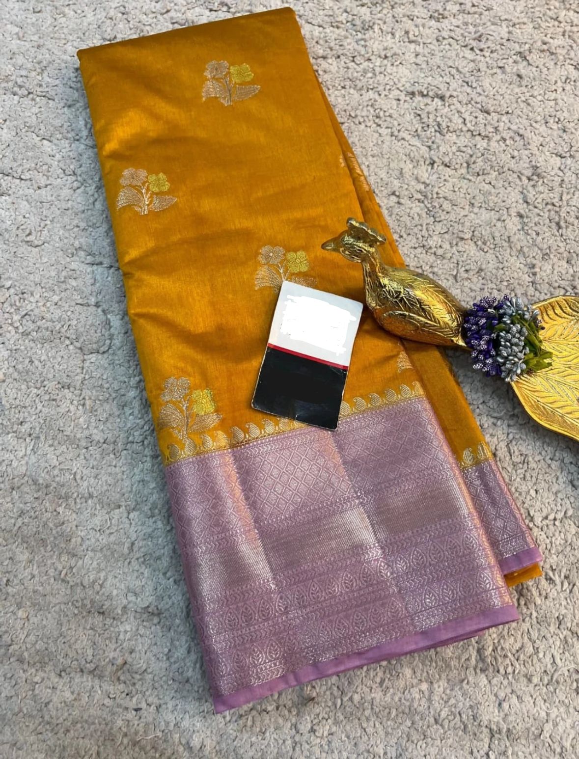 BANARASI SEMI KATAN SIK DYED SAREES*