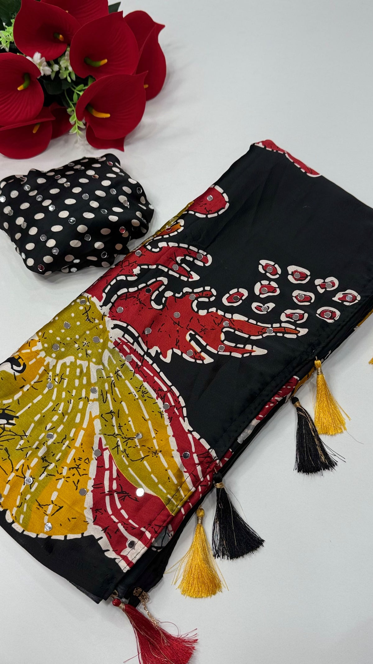 Satin sarees
