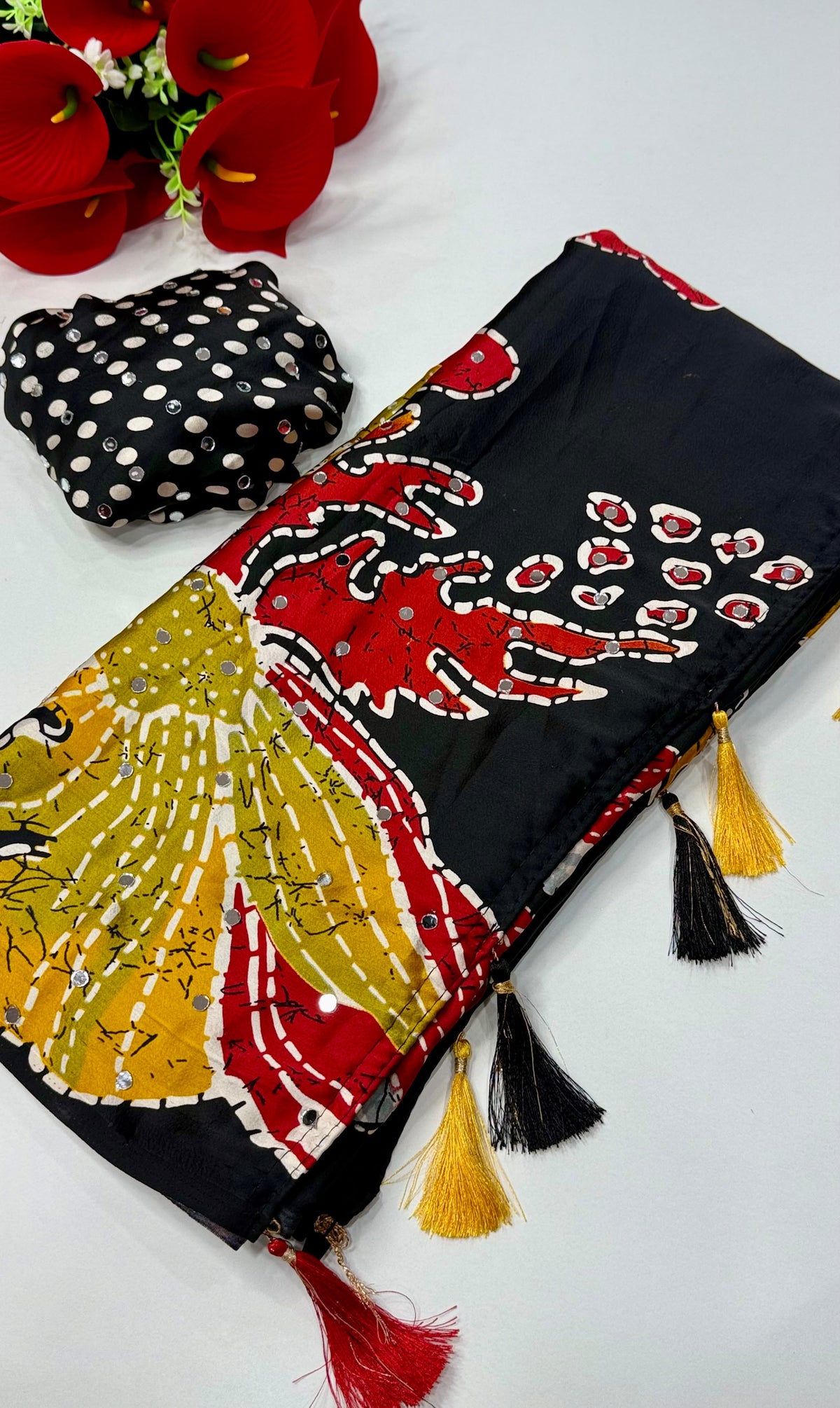 Satin sarees
