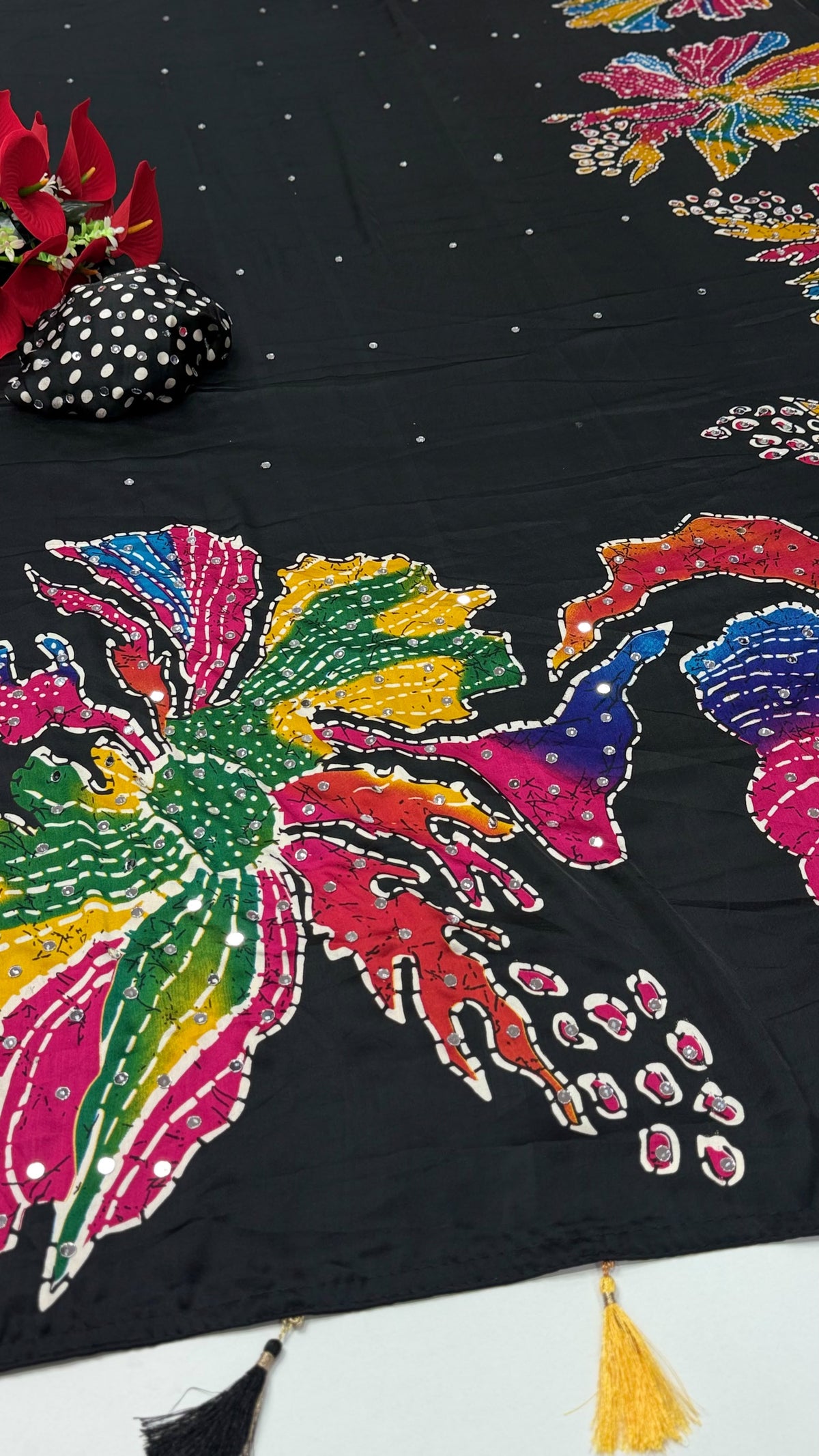 Satin sarees
