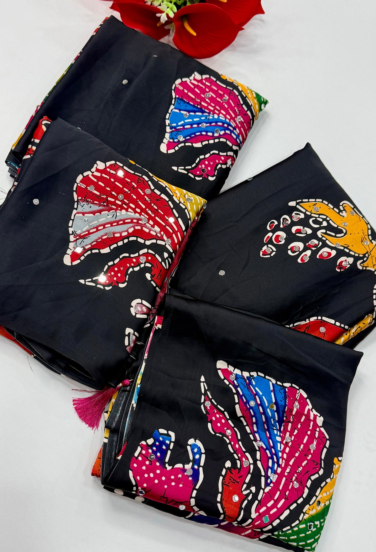 Satin sarees
