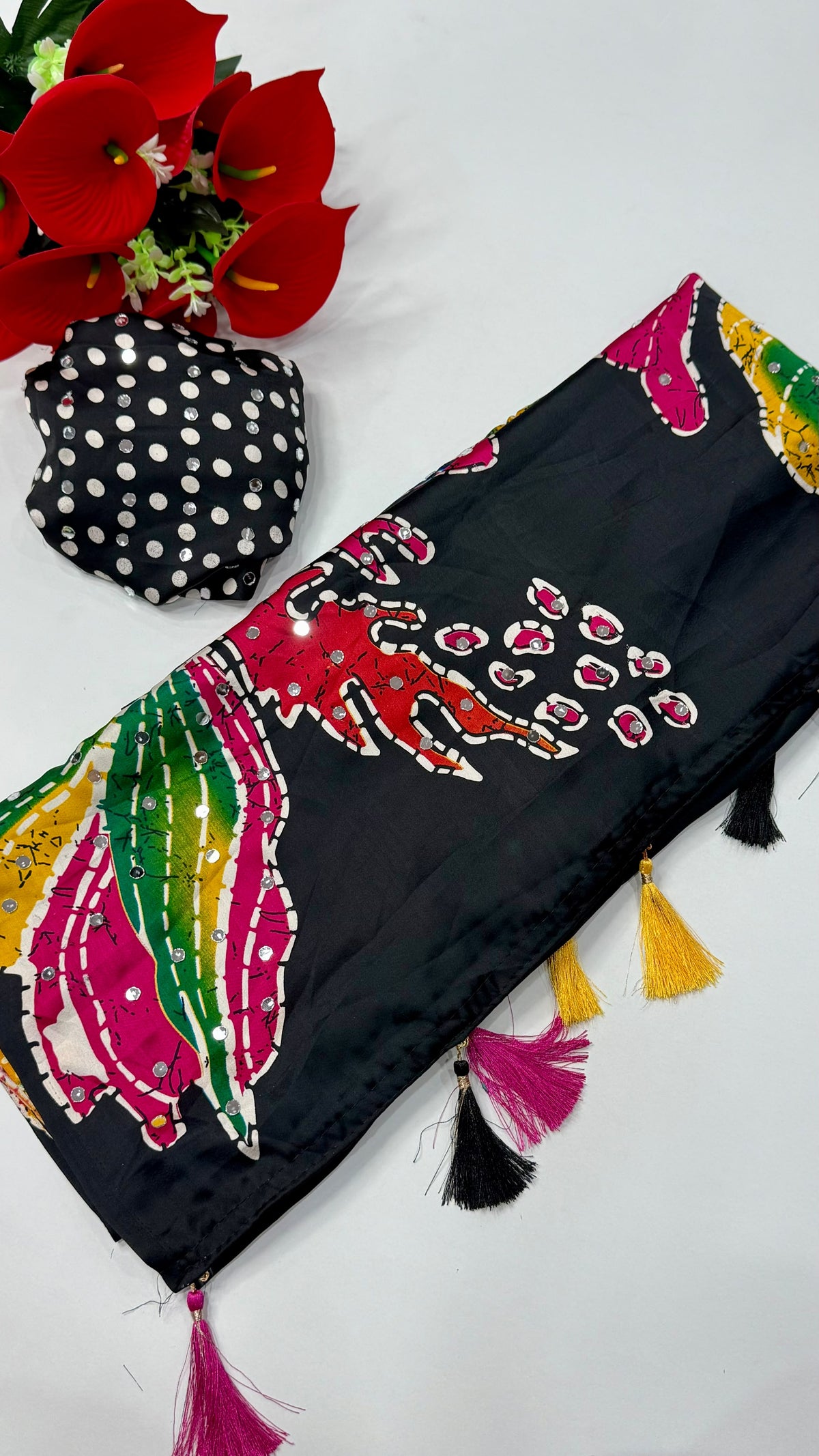 Satin sarees