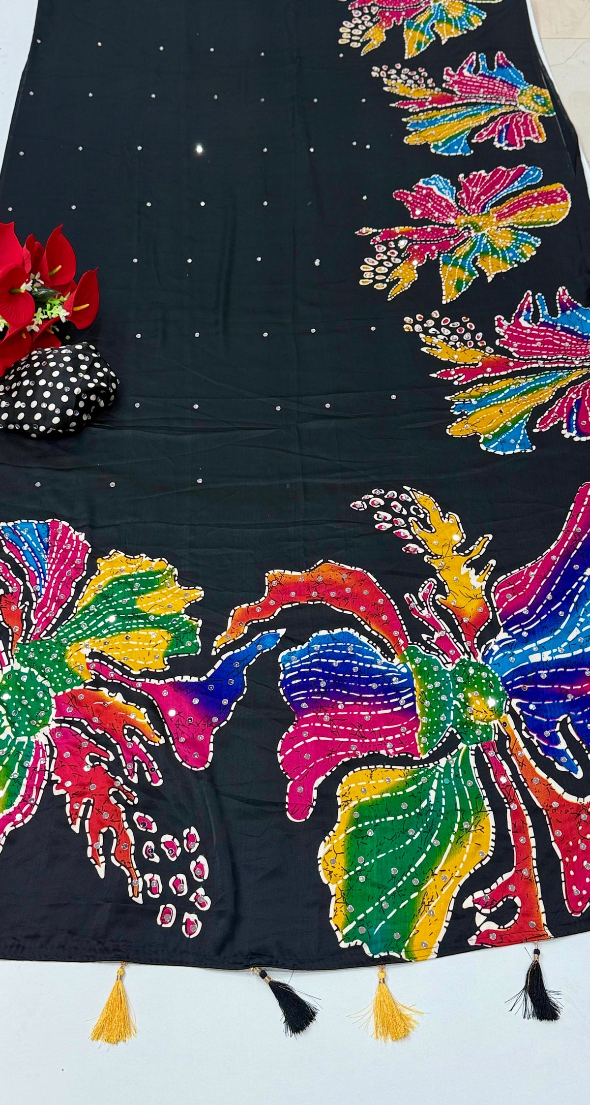 Satin sarees