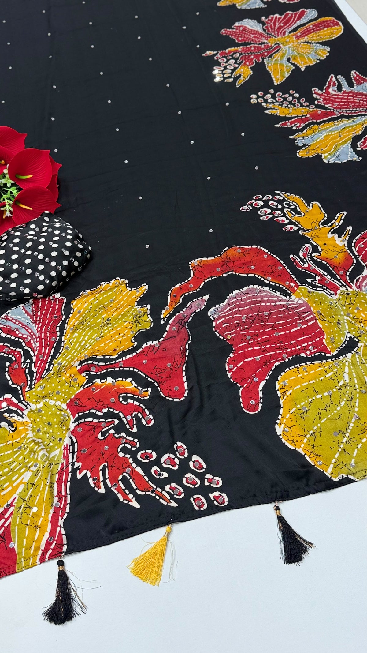 Satin sarees