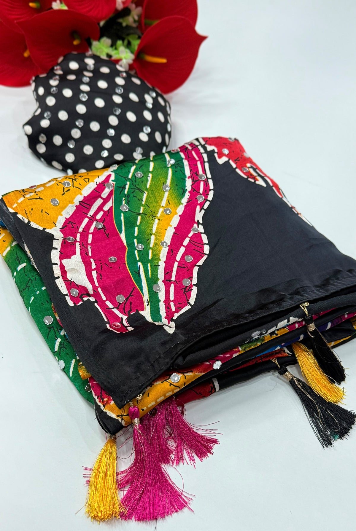 Satin sarees