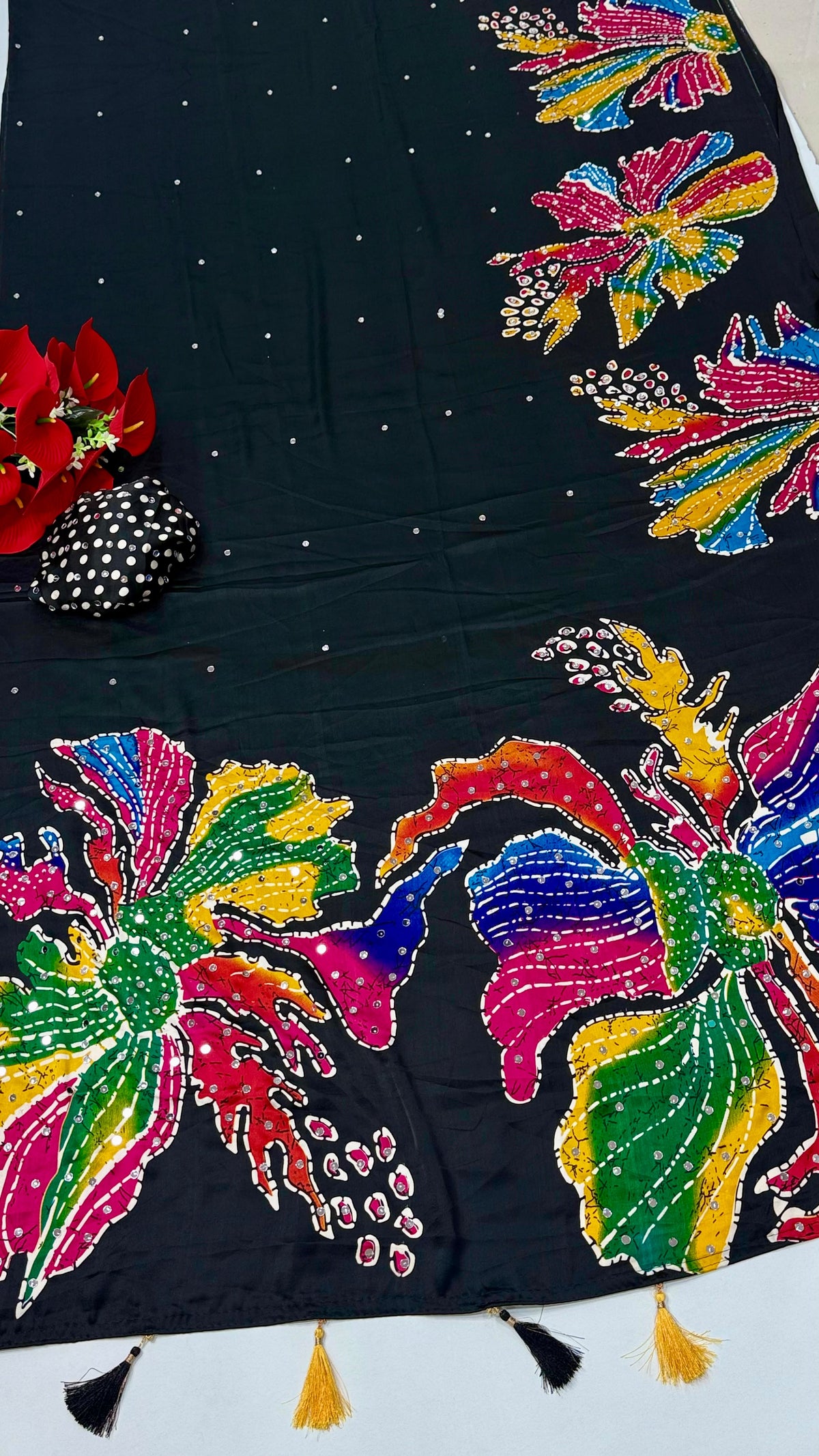 Satin sarees